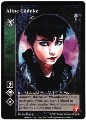 Aline Gädeke Brujah Fifth Edition V5 V:TES VTES Vampire CCG