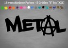 Heavy Metal Aufkleber Punk Shocker Sticker Wacken Onkelz Golf 18 Farben 5 Größe