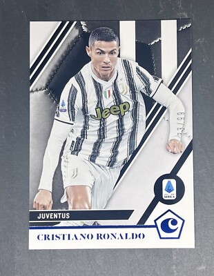 2020-21 Panini Chronicles Soccer Cristiano Ronaldo Blue Parallel