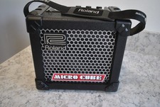 Roland Micro Cube N225 Guitar Amp w/ Mic Input   Compact Portable Amplifier