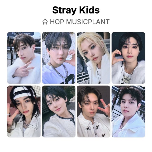 Stray Kids 合 HOP MUSICPLANT Official Photocard KPOP Special Gift