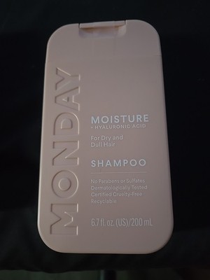 Monday Moisture Shampoo With Hyaluronic Acid Foe Dey And Dull Hair 6.7 Fl Oz(M1)