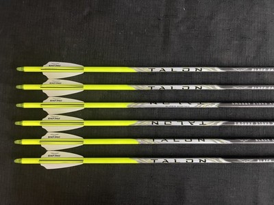 Black Eagle Talon .300 .003 Yellow Fletched 2.5'' Fusion Vanes Super Sorted NEW