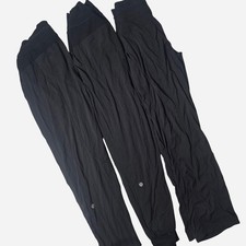 BUNDLE 3 Pairs Lululemon Dance Studio Mid-Rise Crop Pants Size 2 Black LW6CDQS