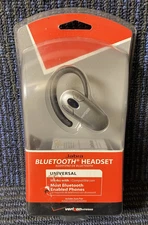 New Jabra Bluetooth Headset VBT185Z Silver/Black Ear-Hook - BE READY - FREE SHIP