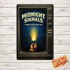 Are You Afraid of The Dark Vintage Tin Sign 8x12 Retro Horror Wall Art