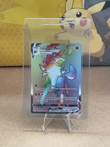 Lycanroc VMAX - Rainbow Secret Rare 213/203 Evolving Skies - Pokémon TCG - 2021