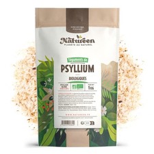 Psyllium Bio Blond - 1kg - (Téguments) - 99% de pureté - Riche en Fibre