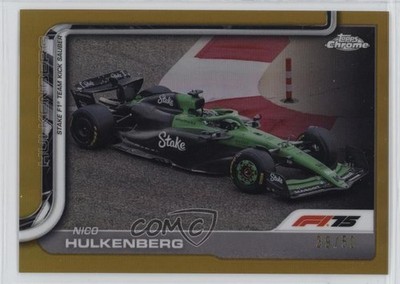 2025 Topps Chrome Formula 1 F1 Cars Gold Refractor 39/50 Nico Hulkenberg 0c56