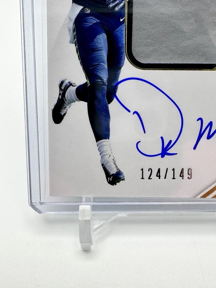 2019 Limited Dk Metcalf RC ROOKIE PATCH AUTO RPA Serial /149 #150 Seahawks  - Image 2 of 4