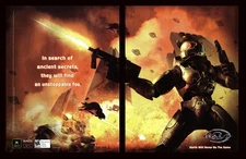 Halo 2 PC Xbox 2004 Master Chief Double Page Promo Ad Art Print Poster - Glossy