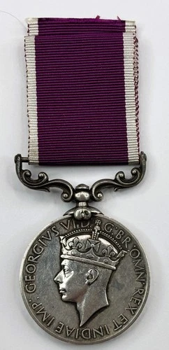 British India For Long Service and Good Conduct Medal King George VI