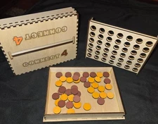 Wood Game - Connect 4 family fun
