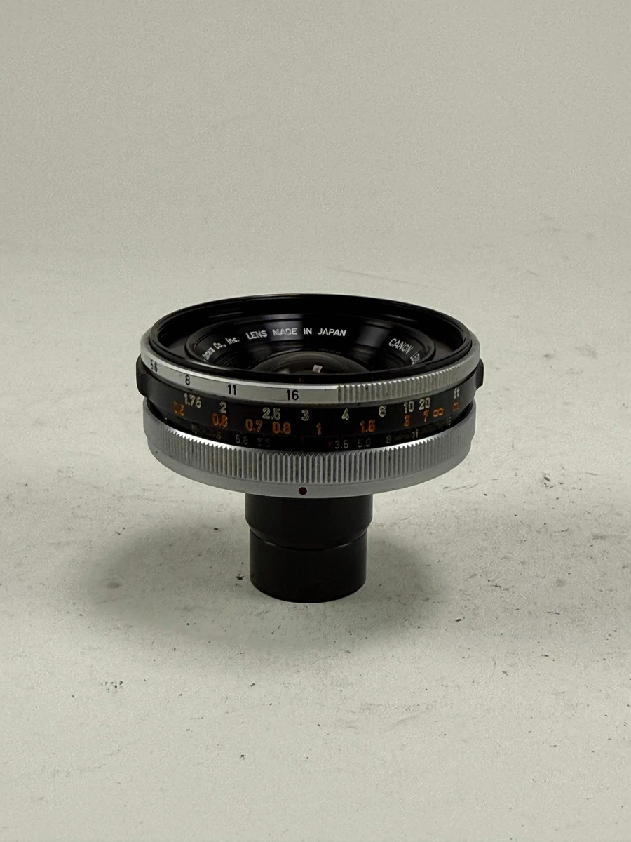 CANON 19mm f/3.5 LTMレンズ ライカ用ファインダーフィルター付 Canon f/3.5 Camera Lenses 19mm Focal for sale | eBay