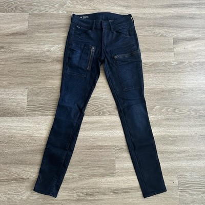 G Star Raw Powel Mid Rise Skinny Fit Denim Jeans Blue Men's 27X32