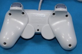 OEM Playstation 1 PS1 PSONE DUAL ANALOG Controller SCPH-110 - WHITE / GREY EXC
