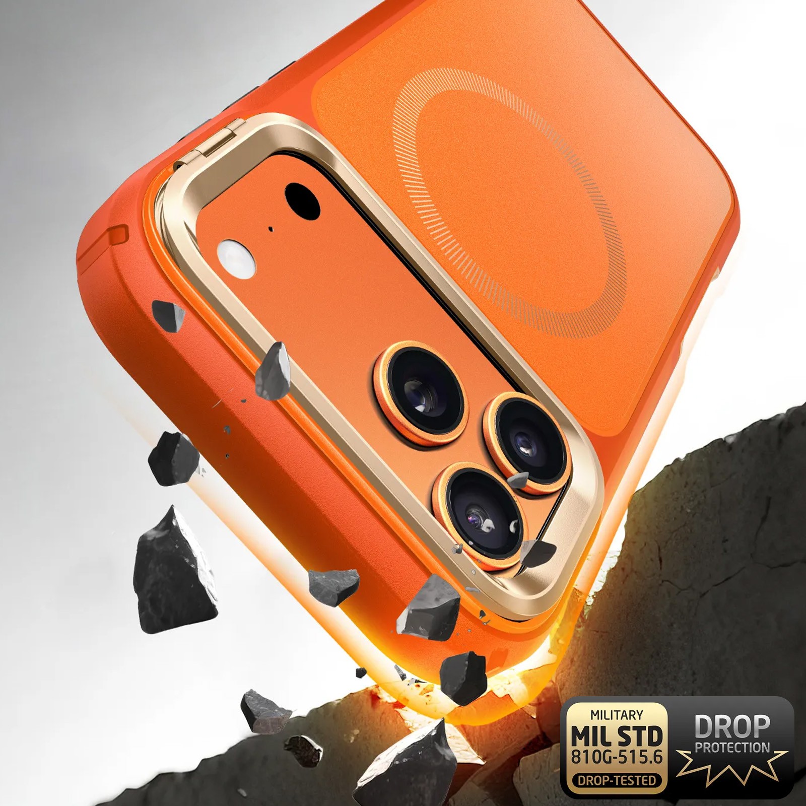 Coque iPhone 17 Pro antichoc 6m I-Blason avec support vidéo pliable - 3