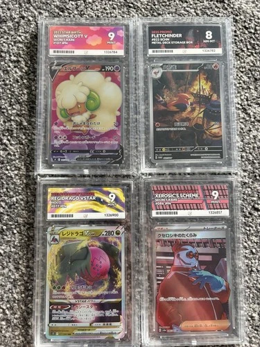 Pokémon TCG Ace Bundle 4 Graded Cards