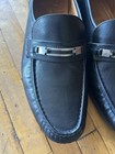 Allen Edmonds Martino Black Leather Silver Bit Loafers Men’s 12 Euc — photo 4