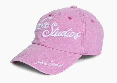 Acne Studios Acne 3D Embroidered Logo Baseball Cap Faded  display picture 1