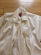 Monsoon Women's Coat Size 14 And Belted Has Small Mark On Collar