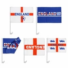 5 England Printed St George Car Window Flags for FIFA 2026World Cup Vehicle Flag