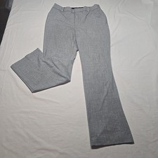 Nine West Women's Dress Pants, 10, Bootcut, Gray/Black, Tummy Control, Stretch