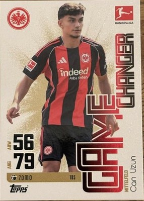Topps Match Attax BUNDESLIGA 25/26 NR. 185 Can Uzun GAME CHANGER