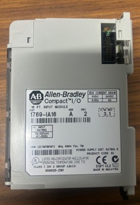 Allen-Bradley 1769-IA16 79-132VAC input 16-Point I/O Module