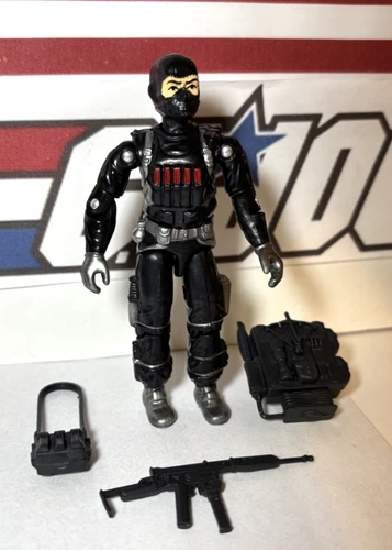 GI Joe Beach Head *BLACK OPS* 1986 Style Black Major Custom *100% COMPLETE, NEW!