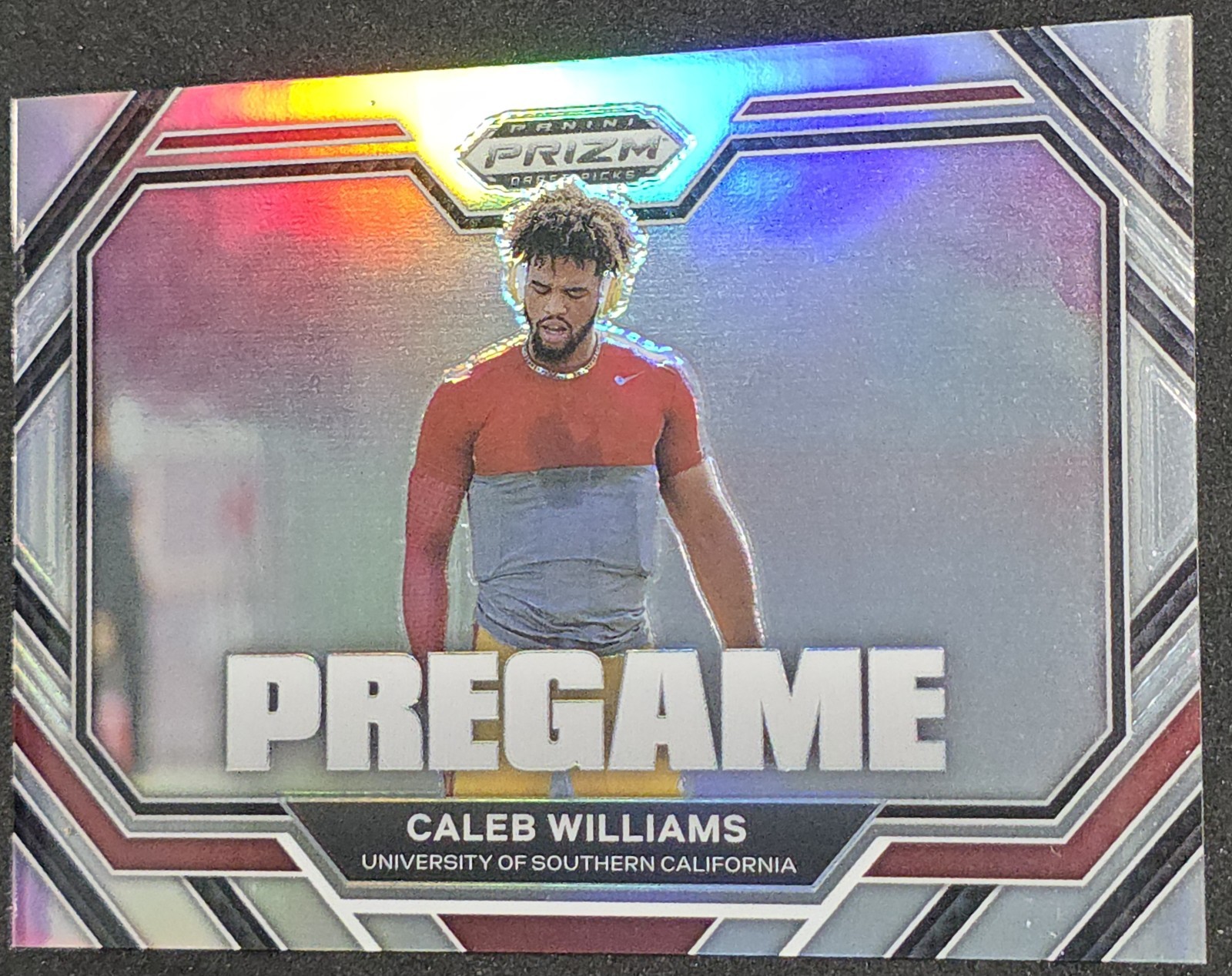 2023 Panini Prizm Draft Picks PREGAME Silver Prizm Caleb Williams #PG-11 BEARS