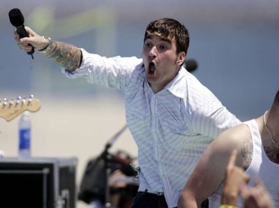 Jordan Pundik of New Found Glory at New Found Glory Performs at MT- Old Photo 6