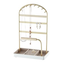 Multi-Functional Jewelry Holder Organizer Necklace Display Stand Velvet Lined...