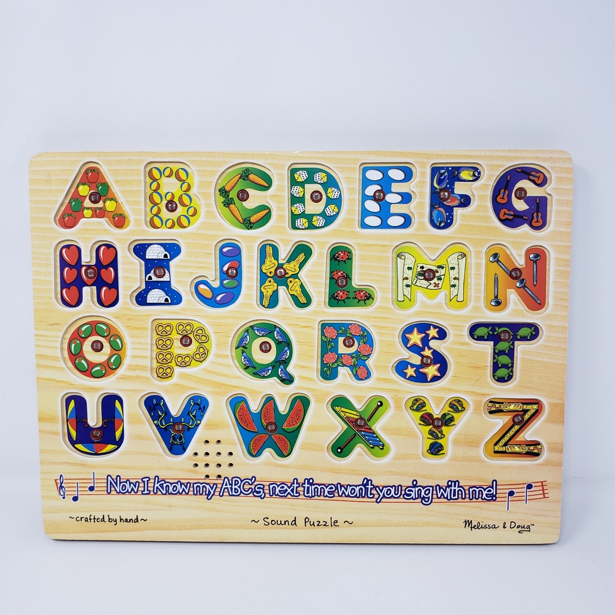 abc Melissa & Doug ABC Picture Boards - Educational Toy With 13 Double