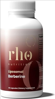Rho Nutrition Liposomal Berberine Capsules Ultra High Absorption Supplement 60ct