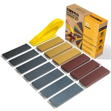 72pcs Premium Sandpaper Set With Ergonomic Hand Sander Micro Sander Det...