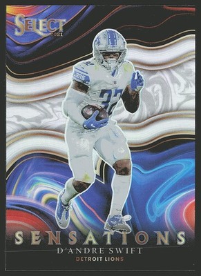 2021 Panini Select #SEN-15 D'Andre Swift Sensations Prizm