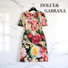 Dolce & Gabbana Floral Dress Size 36 Excellent Condition Elegant Design