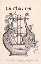 76* LE HAVRE  souvenir du festival de musique 1907   RL56,0918