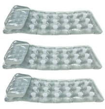 Intex 18 Pocket Suntanner Lounge Floating Pool Lounger with Headrest Set of 3