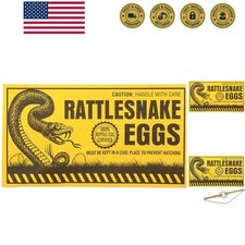 Joke Rattlesnake Egg Envelope, Set of 6