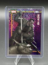 2026 TOPPS CHROME MARVEL card #17 BLADE PURPLE SHIMMER /75