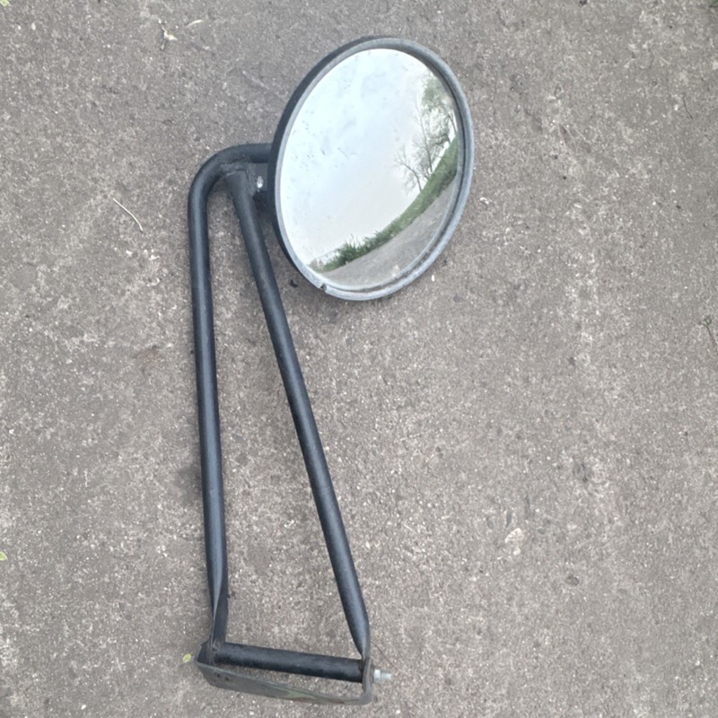 Vintage John Deere Round Convex Mirror Assembly (1) Used