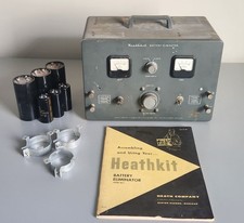 Heathkit BE-5 Battery Eliminator – Original Parts, Manual & Schematics – As-Is