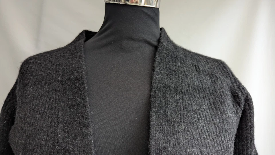 Cárdigan Polo Ralph Lauren gris tejido con botones manga larga para mujer talla XS Foto 2 de 4