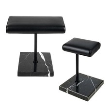 Black Marble Base Womens Mens Jewelry Display Stands Watch