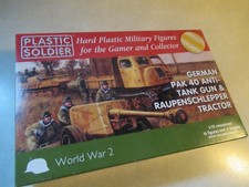 MIB Plastic Soldier Co 1/72 WWII Raupenschlepper Ost tractors & PaK 40 AT guns