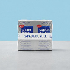 L Or al Super Blue Cr me Oil Lightener Kit 2 Pack 2 2 oz Full Head Blonding