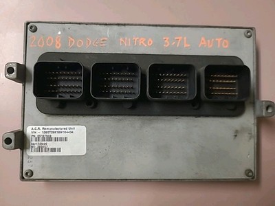 2008 DODGE NITRO 3.7L AUTO ENGINE COMPUTER ECM ECU PCM 05187508AF