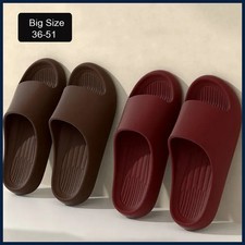 Summer EVA Slippers Men Women Open Toe Lightweight Quick Dry Beach Home Slides